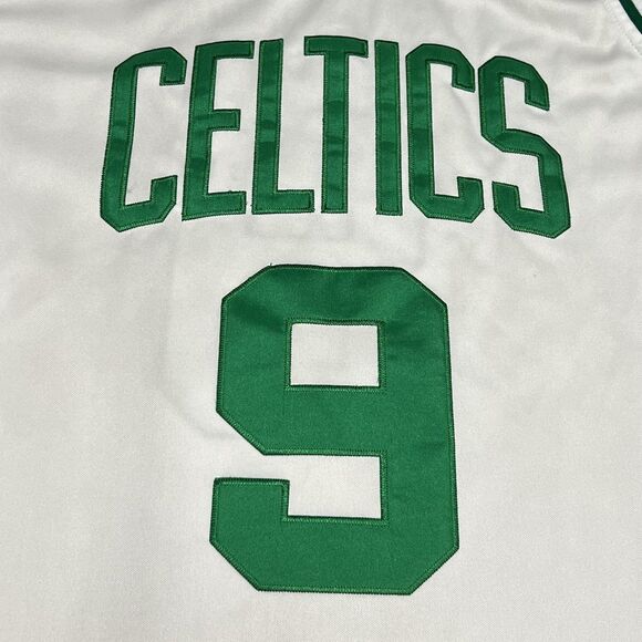 Rare VTG Adidas Authentic NBA Boston Celtics Rajon Rondo 9 Jersey Men 52 XL Sewn - Picture 3 of 11